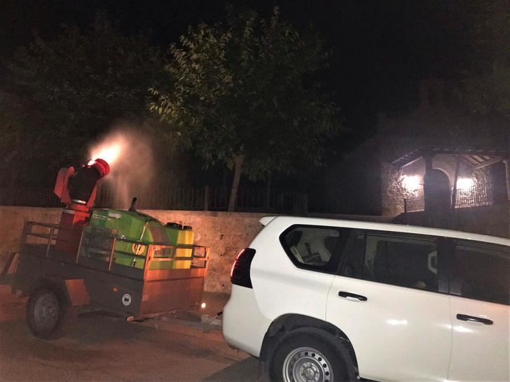 Yebes completa con éxito el tratamiento de desinsectación de esta campaña estival 2021