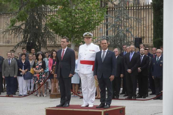 El delegado del Gobierno en Castilla-La Mancha, Francisco Tierraseca, en la celebración del “Día de la Delegación de Defensa”