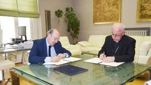 La Diputación de Guadalajara cede una parcela a la residencia de mayores Juan Pablo II de Alovera