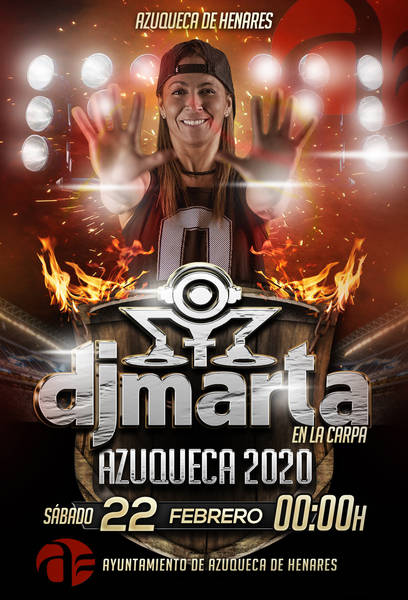 Concierto gratuito de DJ Marta para los más jóvenes el sábado de Carnaval