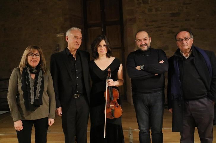 El dúo Zorina (violín)-Biancotti (violonchelo) cierra el año musical de Sigüenza