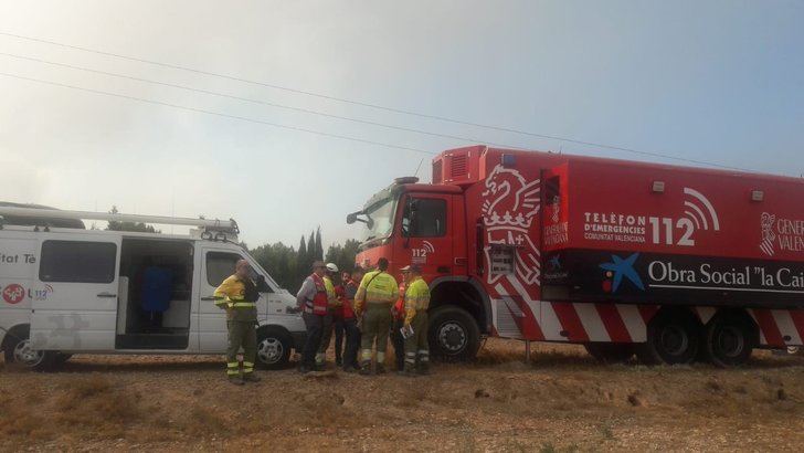 Activan medios de Guadalajara para intervenir en un gran incendio en Alicante