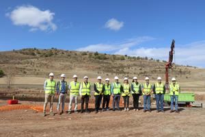 Las obras de la EDAR de Sigüenza avanzan a buen ritmo