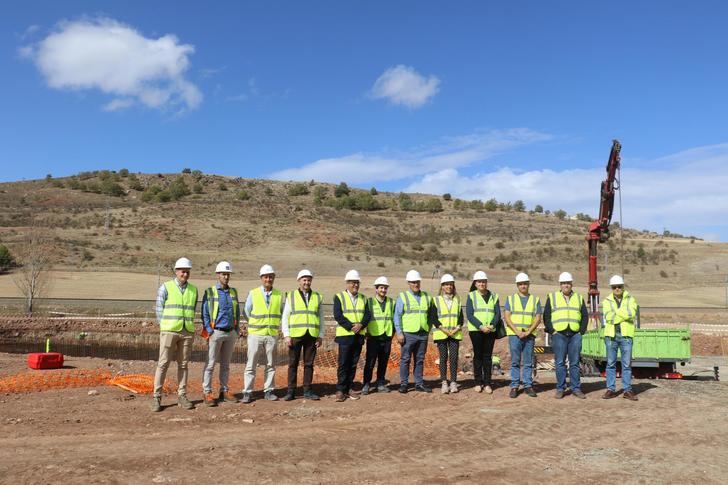 Las obras de la EDAR de Sigüenza avanzan a buen ritmo