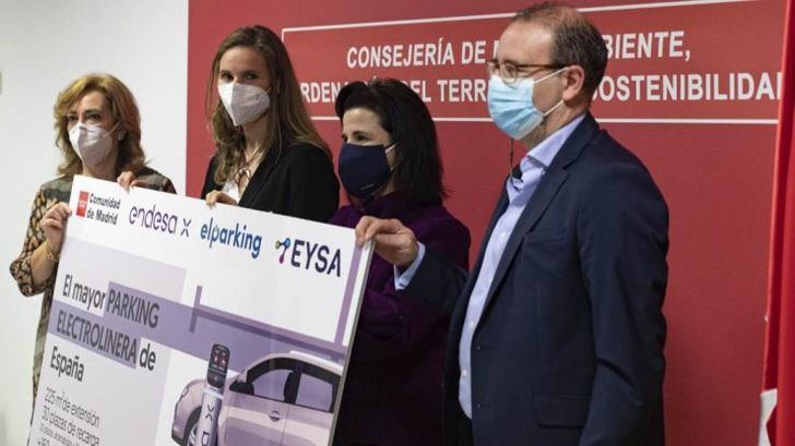 Madrid pone en marcha la mayor electrolinera de España