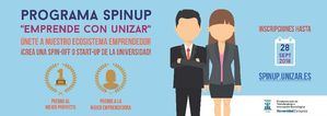Convocado el VI Programa SpinUP “Emprende con Unizar”