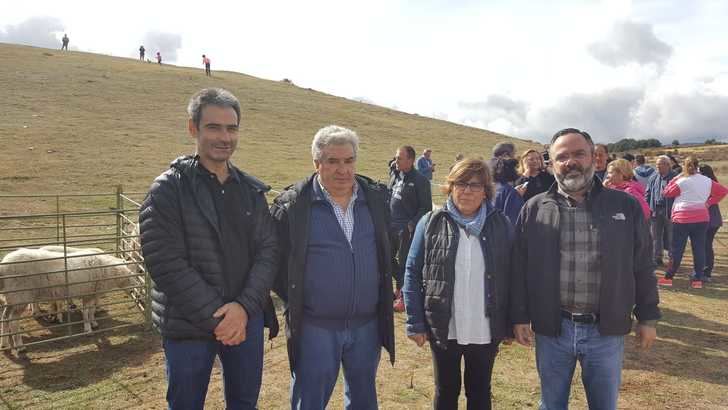 Enjuto resalta el apoyo de la Diputación de Guadalajara para seguir manteniendo la Feria de Ganado de Cantalojas