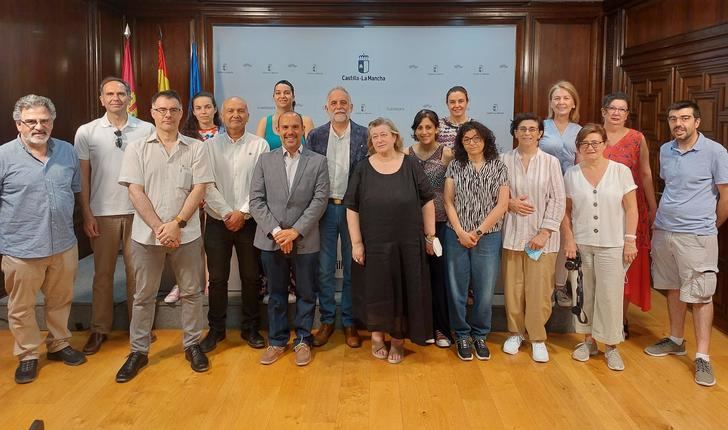 Recepción a docentes del instituto Profesor Domínguez Ortiz y sus socios en el proyecto Erasmus "Museo europeo de la educación"