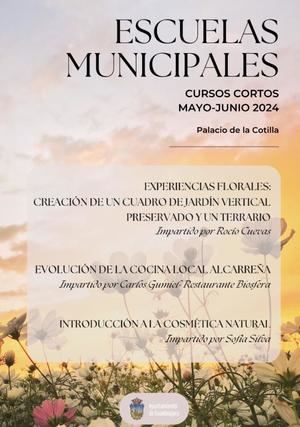 Nueva edición de los cursos cortos de las Escuelas Municipales en el Palacio de la Cotilla