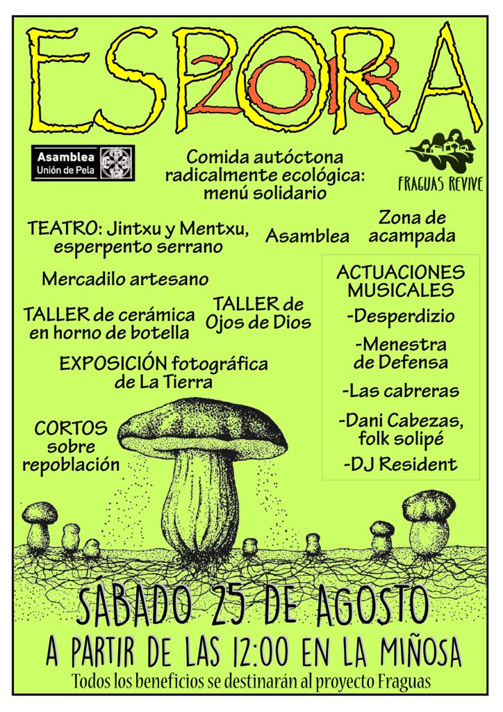 La Miñosa acogerá el VII Festival Espora 2018