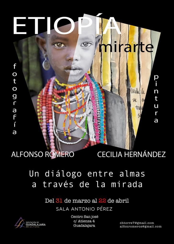 Este viernes se abre la exposición Etiopía mirarte en la Sala de Arte de la Diputación de Guadalajara