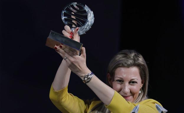 Eva García Sáenz de Urturi, ganadora del Premio Planeta 2020