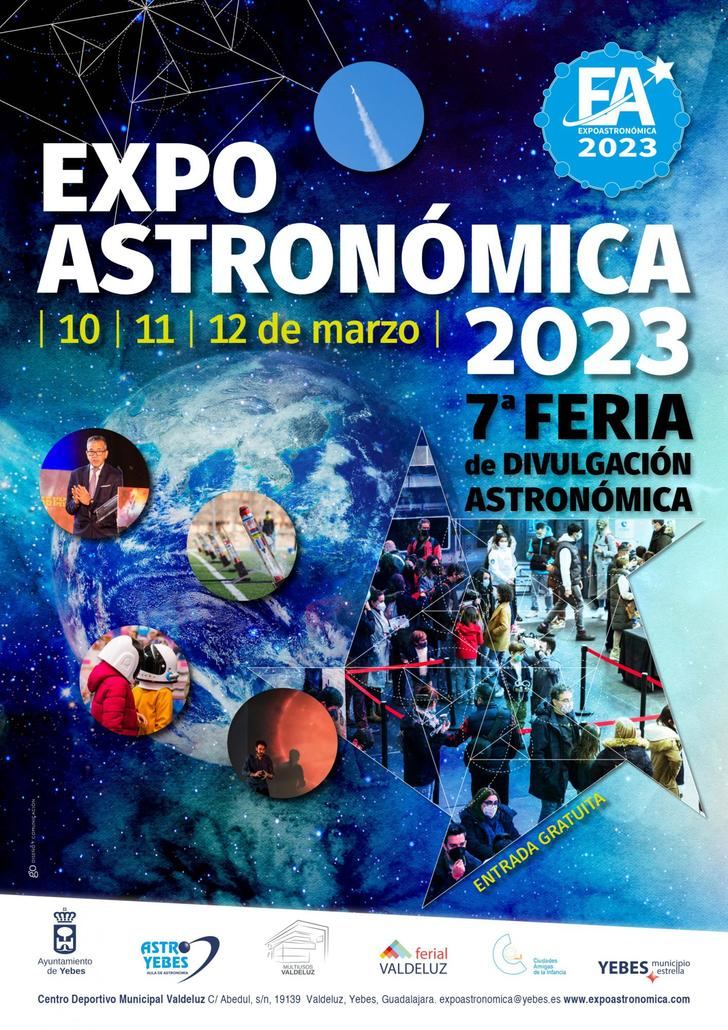 Del 10 al 12 de marzo, Expoastronómica’23 celebra su edición más ambiciosa y completa en el polideportivo de Valdeluz