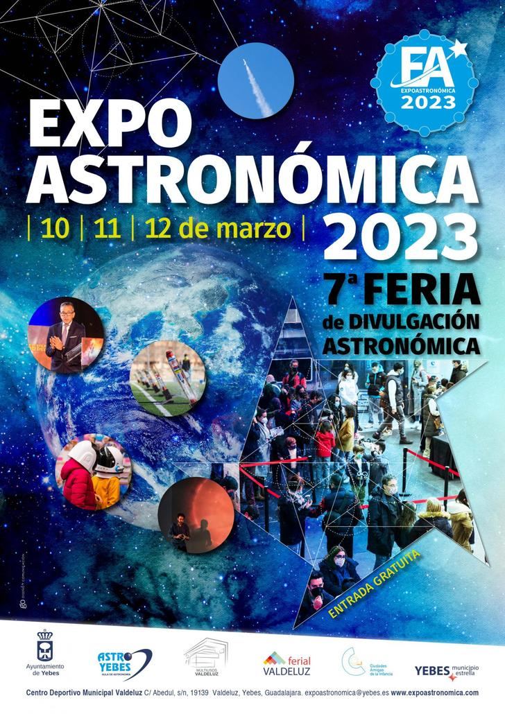 Del 10 al 12 de marzo, Expoastronómica23 celebra su edición más ambiciosa y completa en el polideportivo de Valdeluz