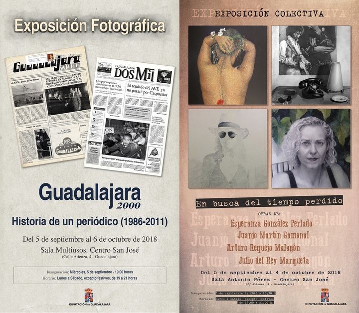 La Diputación de Guadalajara ofrece dos interesantes exposiciones con motivo de las Ferias y Fiestas de la capital