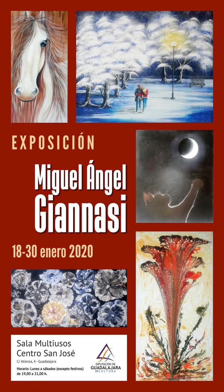 Exposición de pintura de Miguel Ángel Ginnasi Folcia en Guadalajara