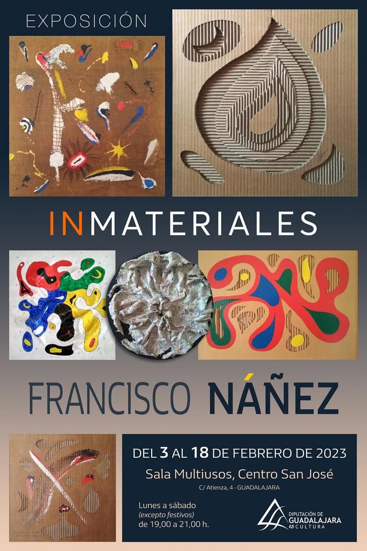Mañana se abre la exposición de pintura de Francisco Náñez en la Sala Multiusos de Diputación de Guadalajara