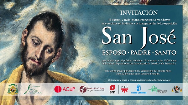 La sala de exposiciones del Arzobispado de Toledo acoge desde este domingo la muestra "San José. Esposo. Padre. Santo"