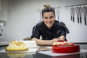 La cocinera guadalajareña Fátima Gismero, en la final del XII Concurso Nacional de Cocina Ajo Morado de Las Pedroñeras