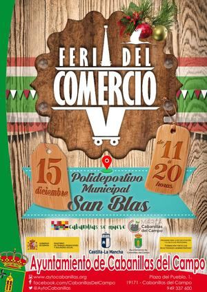 Todo listo para la celebraci&#243;n de la Feria del Comercio 2019 de Cabanillas, este domingo 15 de diciembre