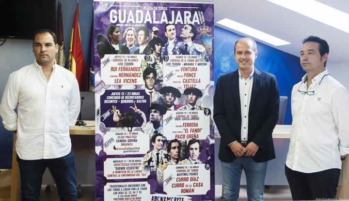 Antonio Ferrera, Paco Ureña, Leonardo Hernández y Lea Vicens en el cartel de la Feria de la Virgen de la Antigua de Guadalajara
