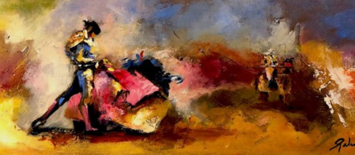 La obra taurina Por la Puerta Grande del artista Emilio Fernández-Galiano llega a la plaza de toros de las Ventas