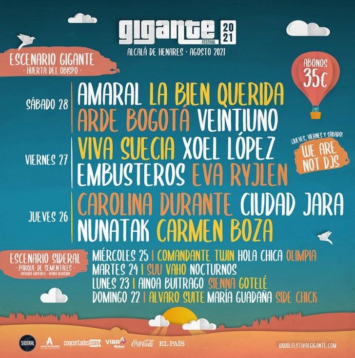 Vuelve el Festival Gigante 2021