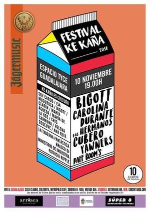 Carolina Durante, Los Hermanos Cubero, Bigott, Yawners y Paff Booms cierran el cartel más ambicioso de la historia del festival Ke Kaña