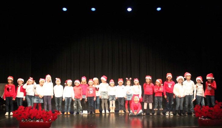 El Festival Escolar de Villancicos abarrota la Casa de la Cultura de Cabanillas