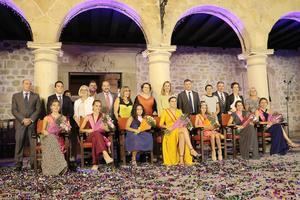 Magdalena Valerio, ministra de Trabajo en funciones, pregonó anoche las Fiestas de San Roque de Sigüenza