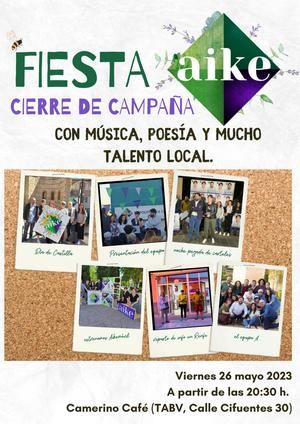 AIKE celebra el cierre de campaña en el Café del Teatro Buero Vallejo