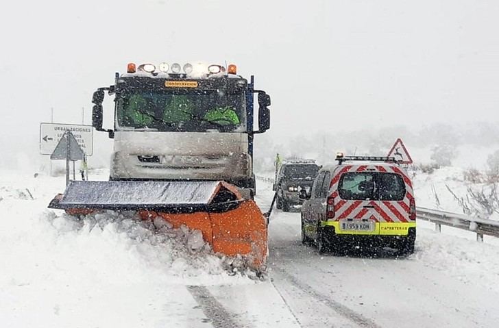 UGT Guadalajara denuncia las condiciones lamentables del personl de Fomento durnte el temporl Filomena