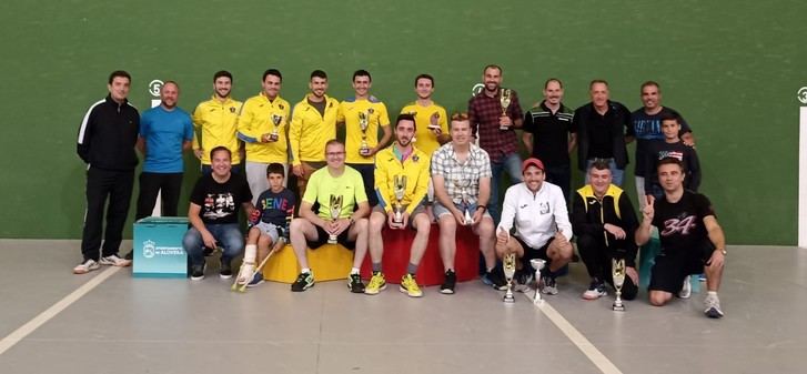 Clasificaciones J1 Liga Provincial Frontenis