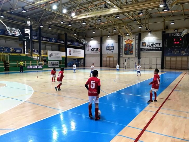 Los conjuntos de deporte escolar de FS Pozo de Guadalajara se quedaron al borde del pleno