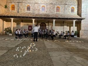 Primer concierto de la Banda de Música de Fuentenovilla desde que comenzó la pandemia