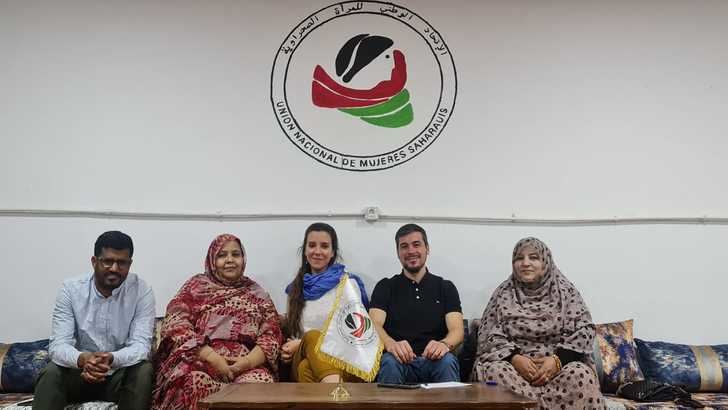 García Gascón y María Porcel visitan los campamentos saharauis para “coordinar ayuda” y exigir a la Junta de Page que “se posicione con su lucha”