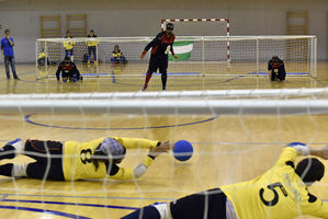 La élite nacional del goalball se da cita en el David Santamaría de Guadalajara
