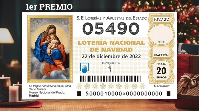 El “Gordo” de la Navidad, el 05490, reparte suerte en Albacete y Ciudad Real