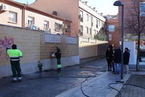 El Ayuntamiento de Azuqueca pone en marcha una campa&#241;a especial de limpieza para eliminar 400 grafitis