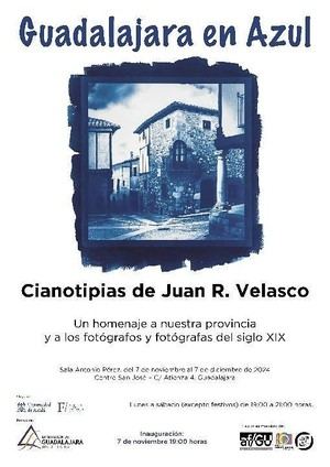 La Sala de Arte Antonio Pérez de la Diputación acoge la exposición de cianotipias Guadalajara en Azul