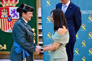 La directora general de la Guardia Civil preside la toma de posesión de la jefa de la Comandancia de Guadalajara