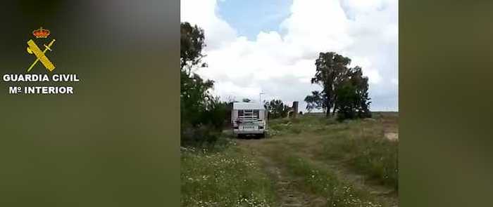 La Guardia Civil localiza a dos mujeres en una autocaravana estacionada...bajo un árbol con un nido de un águila Imperial Ibérica