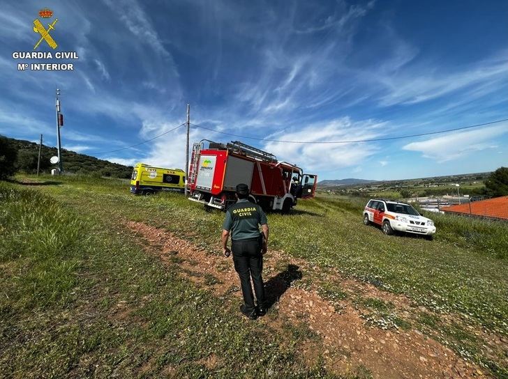 Rescatado un parapentista herido en el Risco Amarillo de la Sierra de Malagón