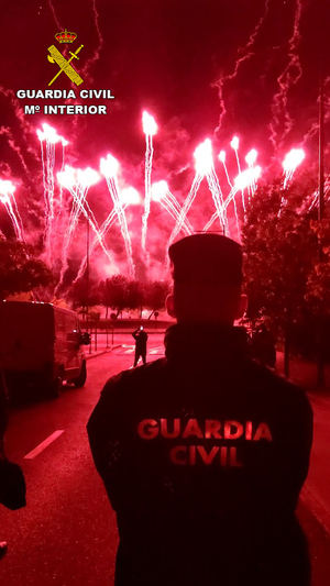La Guardia Civil de Guadalajara interviene más de 9.000 artificios pirotécnicos durante la campaña navideña