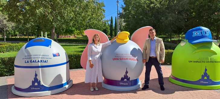 La alcaldesa de Guadalajara visita La iniciativa de reciclaje puesta en marcha en el Parque de Adoratrices