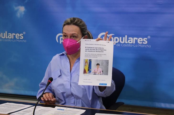Guarinos denuncia que Page no tenga `pudor´ en pagar fiestas a una marquesa, pero sí `desacredite´ la propuesta de Paco Núñez de adquirir test de antígenos gratuitos a los castellanomanchegos 