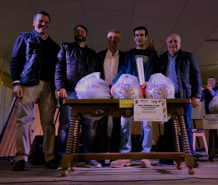 La Bodega El Callejón con 49 puntos gana el primer premio del XXXIX Concurso del Vino de Horche