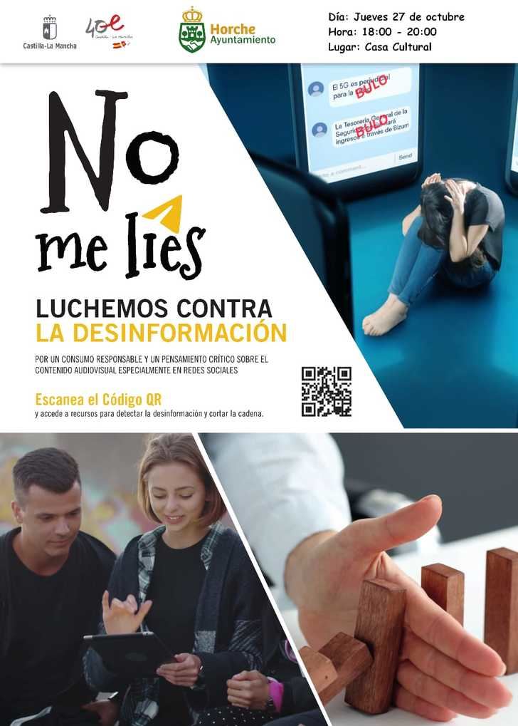 Horche acoge este jueves el taller No me líes