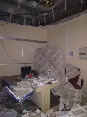 Se hunde el techo de la consulta de rehabilitación del hospital de Toledo : 