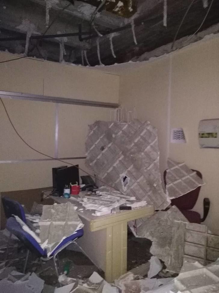 Se hunde el techo de la consulta de rehabilitación del hospital de Toledo : 